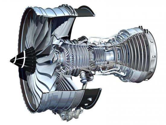 Airplane engine compressor blades